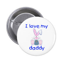 Amo a mi papá (el conejito del muchacho) pin
