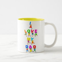 Amo a mi papá taza de café