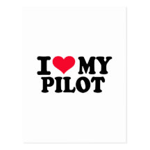 Amo a mi piloto tarjetas postales
