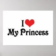 Amo a mi princesa impresiones