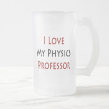 Amo a mi profesor de la física tazas de café