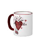 Amo a mi soldado tazas de café