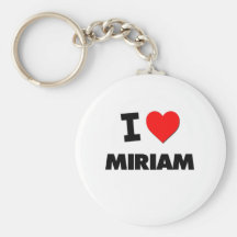 Amo a Miriam Llavero Personalizado