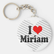 Amo a Miriam Llaveros Personalizados