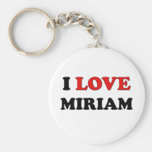 Amo a Miriam Llaveros Personalizados