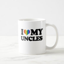 Amo a mis tíos taza