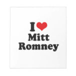 AMO A MITT ROMNEY BLOCS DE NOTAS