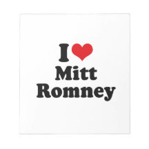 AMO A MITT ROMNEY BLOCS DE NOTAS
