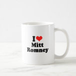 Amo a Mitt Romney Taza De Café