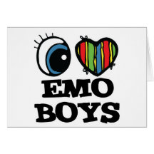 amo a muchachos del emo felicitacion 