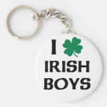 Amo a muchachos irlandeses llavero