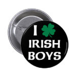 Amo a muchachos irlandeses pins