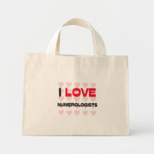 AMO A NUMEROLOGISTS BOLSAS DE MANO