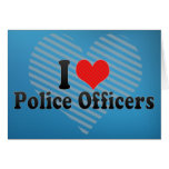 Amo a oficiales de policía felicitaciones