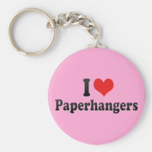 Amo a Paperhangers Llavero