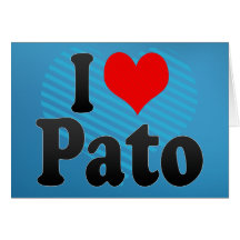 Amo a Pato Tarjetas