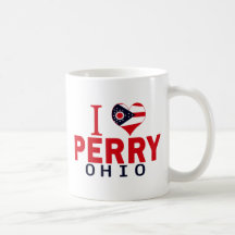 Amo a Perry, Ohio Tazas