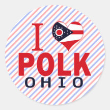 Amo a Polk, Ohio Etiquetas