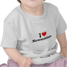 Amo a presentadores de noticias camiseta