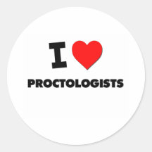 Amo a Proctologists Pegatinas