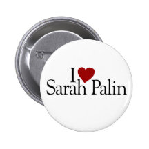 Amo a Sarah Palin (McCain Palin 2008) Pin