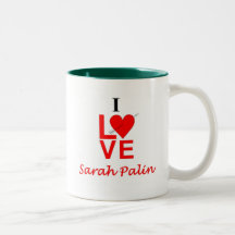 Amo a Sarah Palin Taza De Café