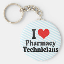 Amo a técnicos de la farmacia llaveros