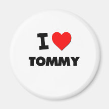 Amo a Tommy Imán Para Frigorifico