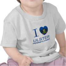 Amo a Ulster, PA Camisetas