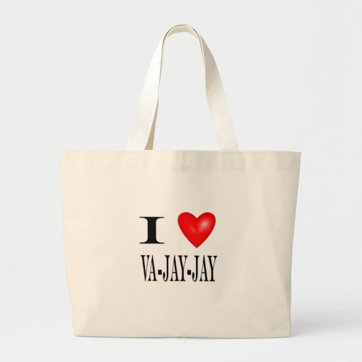 Amo a Va-jay-jay Bolsas De Mano