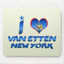 Amo a Van Etten, Nueva York Alfombrillas De Ratones