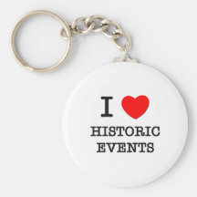 Amo acontecimientos históricos llavero personalizado