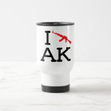 Amo AK - AK47 - taza del viaje