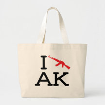 Amo AK - AK47 - tote Bolsas Lienzo