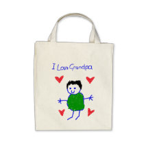 Amo al abuelo bolsas