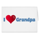 Amo al abuelo tarjeta