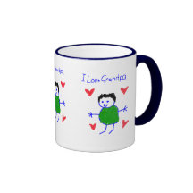 Amo al abuelo tazas