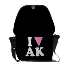 AMO AL GAY AK - BLANCO - .PNG BOLSAS DE MENSAJERÍA
