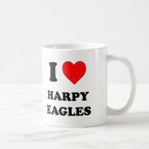 Amo al Harpy Eagles Tazas De Café