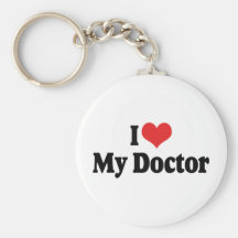 Amo al mi doctor Keychain Llavero