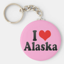 Amo Alaska Llavero Personalizado