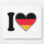 Amo Alemania Alfombrilla De Raton