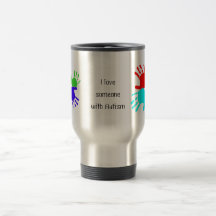 Amo alguien con la taza del autismo