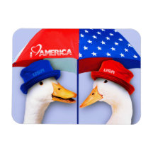 Amo América. Imán divertido del regalo de Patr de 