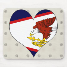 Amo American Samoa Alfombrilla De Ratón