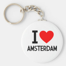 Amo Amsterdam Llaveros Personalizados