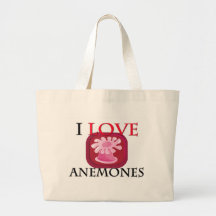 Amo anémonas bolsa de mano