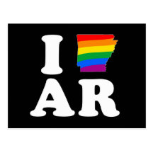 AMO ARKANSAS GAY -- BLANCO - .png Postales