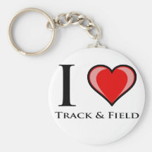 Amo atletismo llaveros