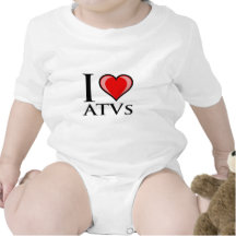 Amo ATVs Camisetas